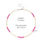 Jewelry fashion hand-threaded short rice bead necklace female bohemian colorful necklace necklace