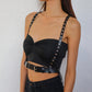 C274 Personality wearable punk suspender belt gothic exaggerated party show sexy body chain