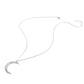 Jewelry Fashion Exaggerated Crescent Pendant Necklace Women's Single Layer Necklace Sweater Chain