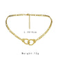 Jewelry ins cold personality hip-hop handcuffs collarbone necklace fashion titanium steel choker necklace