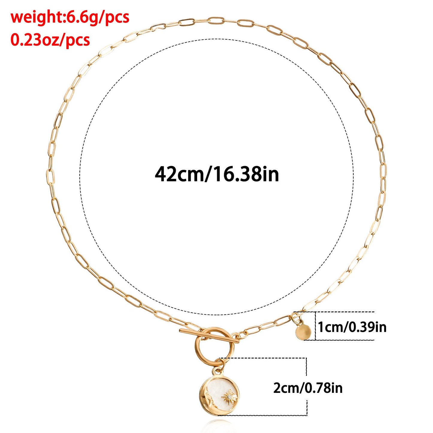 Jewelry Fashion Creative Fritillary Pendant Necklace Sweater Chain Female Trendy Cool Gentle Design Necklace