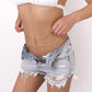C356 Sexy claw chain rhinestone alloy waist chain sweet cool hot girl five-pointed star simple bikini body chain
