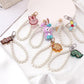 Xingdelu key chain cute creative soft pottery cartoon doll doll acrylic dinosaur rabbit bag pendant