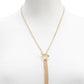 Personality Simple Necklace Fashion Metal Color Y Shape Long Necklace For Women