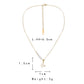 Fashion stainless steel butterfly mother-of-pearl pendant titanium steel trendy aesthetic and elegant pearl clavicle necklace