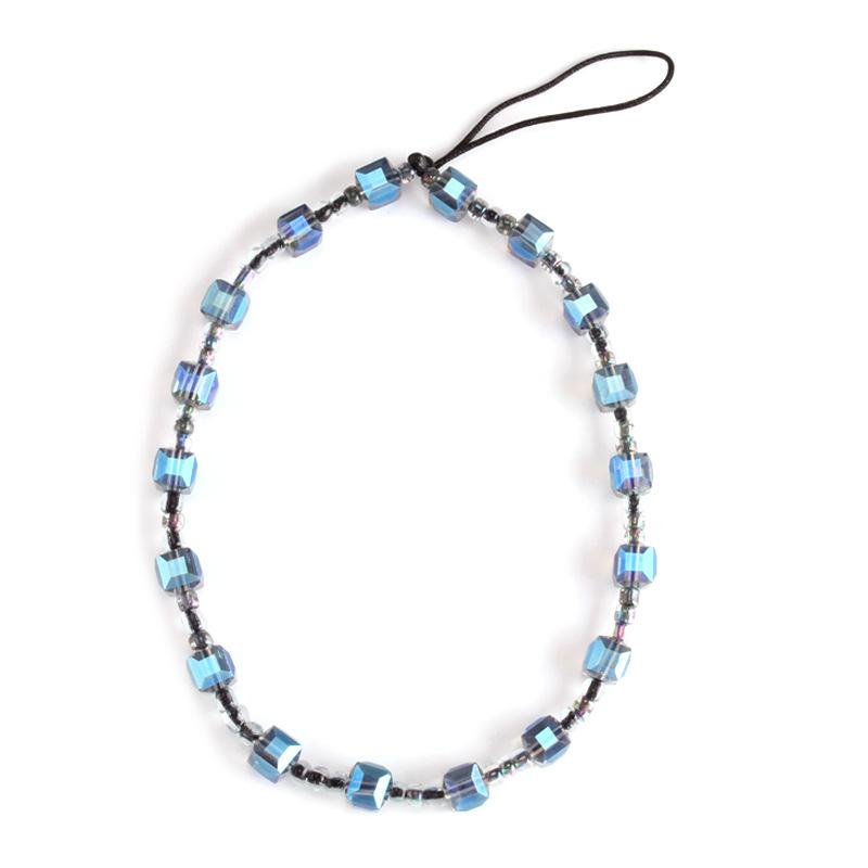 Year Fashion Simple Jewelry Ladies Handmade Geometric Crystal Phone Chain