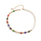 Jewelry Sweet Cool Creative Daisy Imitation Pearl Necklace Female Simple Color Beaded Necklace