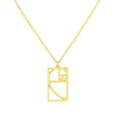 Fashion Jewelry High-quality Physiology Students Geometric Pythagorean Theorem Necklace Female