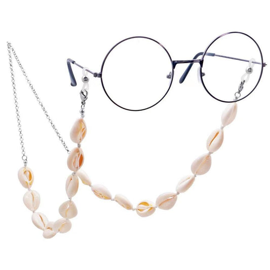 Glasses accessories gold shell glasses chain non-slip glasses lanyard dual-purpose mask chain hanging neck necklace