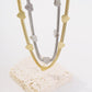 1168 Minority Net Red Necklace Snake Bone Chain Heart Cold Necklace Simple Sweet and Spicy Metal Necklace Female