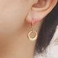 Jewelry ins hot girl geometric planet love pendant earrings female earrings high quality
