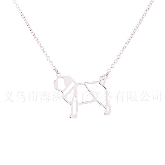 Jewelry Explosive Pug Pendant Necklace