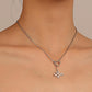 ins English letter earrings set retro fashion temperament hollow love H letter pendant clavicle chain