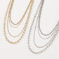 N1239 Necklace Simple Geometric Chain Necklace Personality Mix and Match Necklace Women