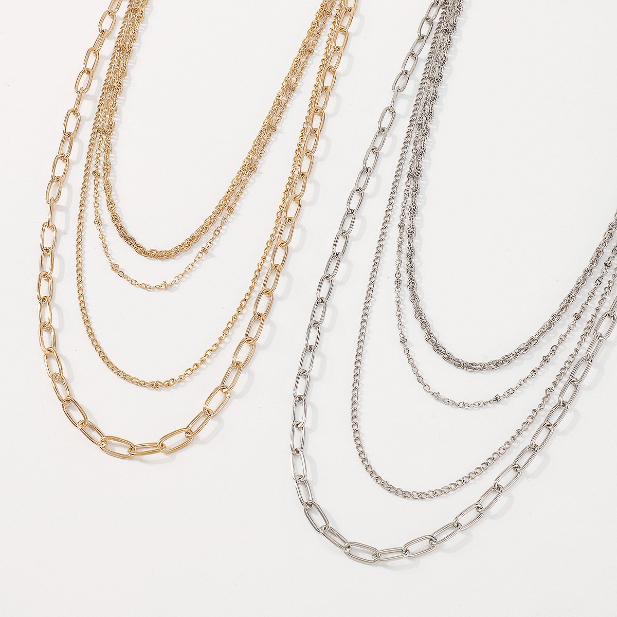 N1239 Necklace Simple Geometric Chain Necklace Personality Mix and Match Necklace Women