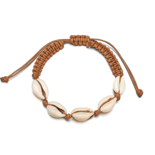 Accessories Simple Shell Bracelet Female Bohemia Retro Braided Bracelet Hand Decoration