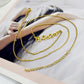 Ins hip-hop soil cool disco mirror letter pendant FuckOFF necklace girl net red disco necklace