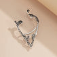 Jewelry sweet cool dark wild elf earrings retro creative Halloween outline ear clip female