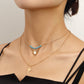 Jewelry Temperament Double-layer Light Luxury Clavicle Chain Necklace Fashion Simple Niche Design Sense Necklace