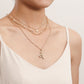 Jewelry ins hot girl daisy flower snake-shaped pendant necklace female Chinese pastoral suit necklace