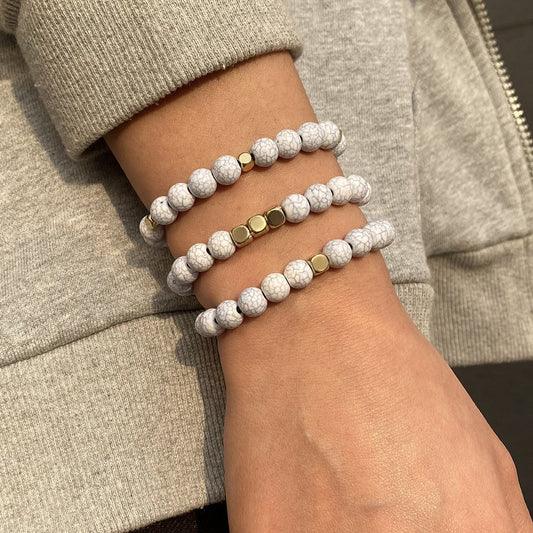 B1614 Holiday leisure beaded bracelet Bohemian ethnic bracelet colorful geometric niche jewelry