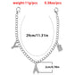 Jewelry personality diamond letter BAY pendant shoe chain accessories female punk simple niche shoe decoration