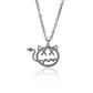 Wang Linkai's same style of little devil necklace men's trendy simple little ghost hip-hop net red trendy people jumping disco pendant necklace