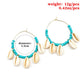 Ear Jewelry Exaggerated Shell Earrings Female Fashion Temperament Rice Bead Earrings
