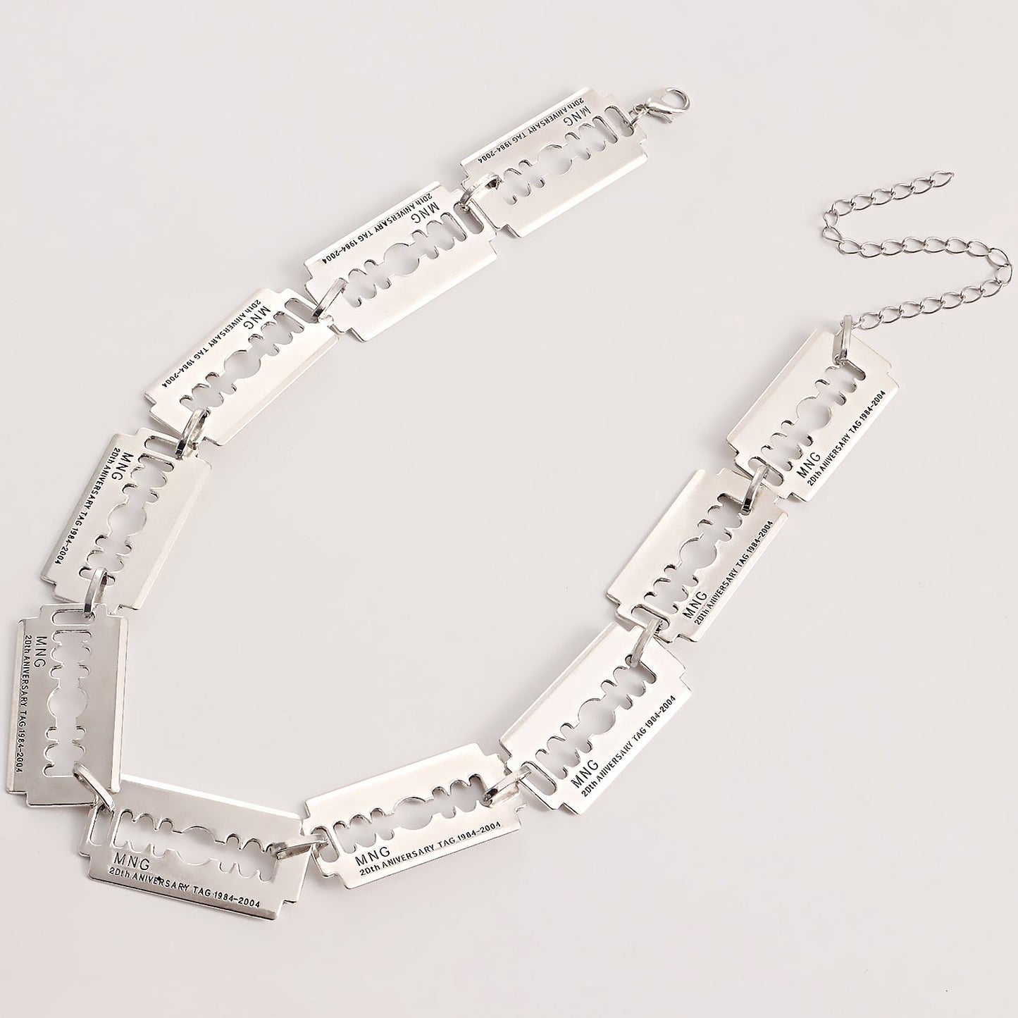 Jewelry ins haircut collar blade shape fashion punk hip-hop necklace female