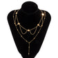 Jewelry Hip Hop Niche Tassel Chain Clavicle Necklace Simple Versatile Metal Sequin Necklace Female