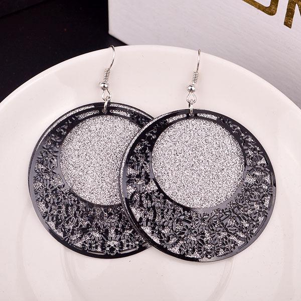 Retro palace hollow irregular ladies frosted earrings exaggerated earrings bird's nest earrings