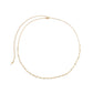Jewelry Versatile Geometric Hollow Stitching Body Chain Simple Imitation Crystal Metal Single Layer Waist Chain Women