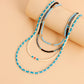 Bead necklace female ins simple necklace personality cute French jewelry sweet beaded choker collar