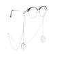 Jewelry Fashion Leaf Pendant Glasses Mask Accessories Ladies Temperament Metal Chain Glasses Chain