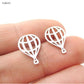 Popular Jewelry Personality Small Hot Air Balloon Stud Earrings Temperament Female Earrings Earrings
