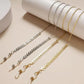 Color-preserving gold-plated mask chain wheat ear mirror rope hanging neck rope metal copper non-slip chain pearl glasses chain