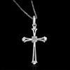 Jewelry Summer Cross Pendant Necklace Female Niche Design Sense Religious Belief Clavicle Chain Accessories