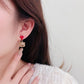 s925 silver needle zodiac year of the tiger earrings set women's niche design cute zodiac tiger earrings
