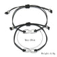 Accessories Card Bracelet Simple Alloy 8-character Braided Adjustable Couple Bracelet Bracelet