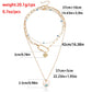Jewelry Personality Fashion Devil's Eye Multilayer Necklace Female Trend Hip-Hop Eye Necklace Necklace