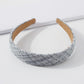 F3868 Light luxury and simple headwear sweet and fragrant plaid hairpin cute girl heart candy color headband