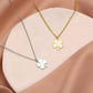 Titanium steel glossy lucky four-leaf clover necklace female fashion light luxury item small jewelry Valentine's Day gift