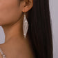 1484 Elegant Ladies Fashion Earrings Geometric Rhombus Shining Rhinestone Earrings Exaggerated Fashion Earrings