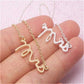 Popular Jewelry DIY Jewelry Accessories Alphabet Mrs Pendant Necklace Female Explosive Necklace