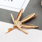 Jewelry simple personality fashion trendy fan metal branch women's hair clip word clip hair accessories