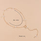 Fashion Imitation Pearl Necklace Elegant Temperament Round Iron Ring Pendant Clavicle Chain Necklace Accessories
