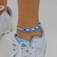 A12 Simple Accessories Bohemia Ethnic Beads Anklet Female Spring and Summer Flower Small Fresh Foot Decoration