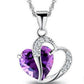 Jewelry Fashion Classic Ocean Star Crystal Necklace Simple Heart Pendant