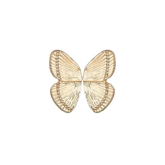 Fashion Retro Left and Right Side Butterfly Earrings Cute Simple Alloy Stud Earrings Ladies Jewelry