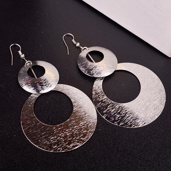 Versatile Women's Earrings Casual Multi-level Hollow Brushed Earrings Price